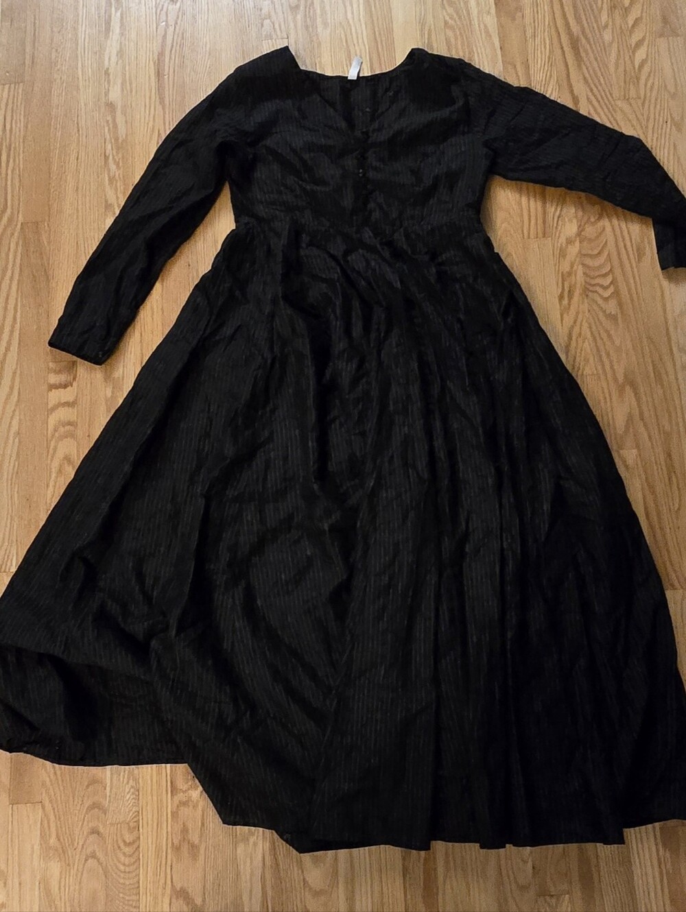 Long Sleeve Black Maxi Dress
